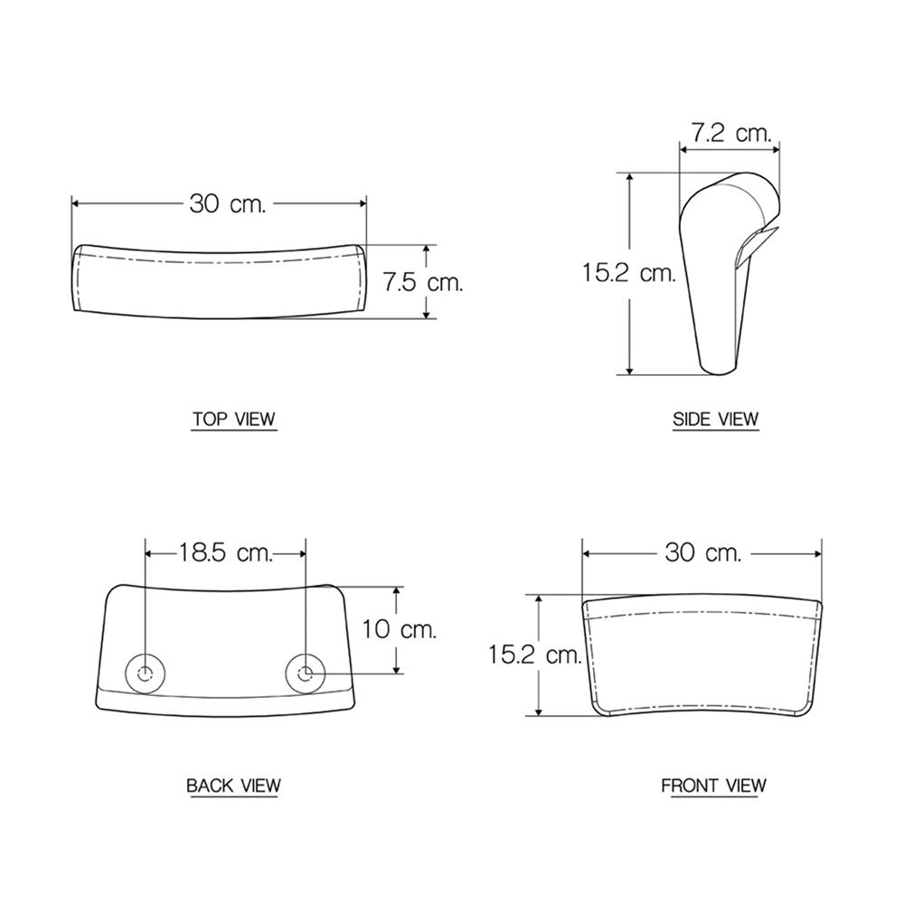 หมอนอ่างอาบน้ำ I-SPA I-BPL01