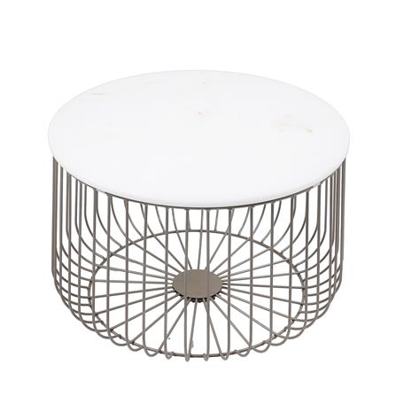 โต๊ะกลาง FURDINI RUSSO 60 ซม. สีขาว/เทา_1