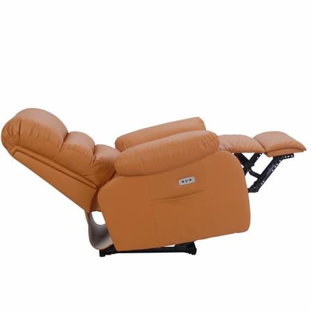 เก้าอี้ปรับเอนนอนไฟฟ้า FURDINI JASPER สีน้ำตาล_4