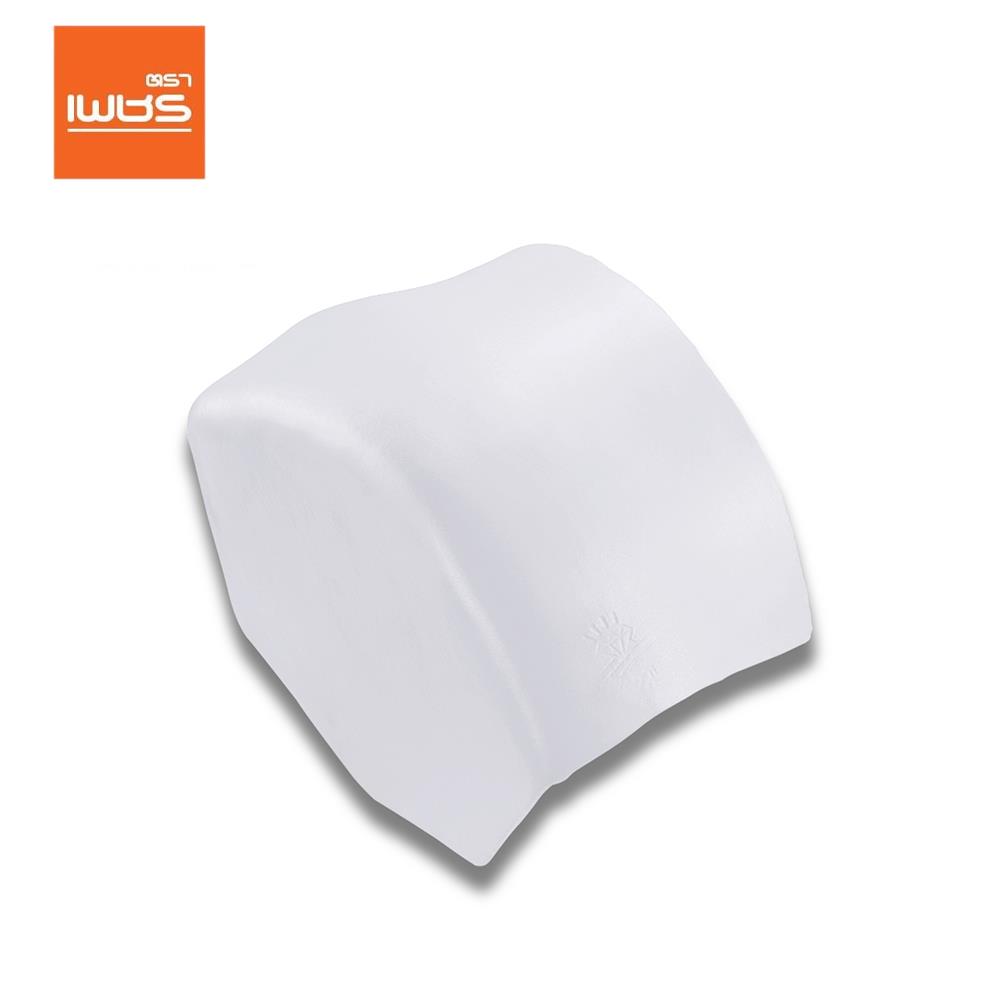 ครอบปิดจั่วสันโค้ง ตราเพชร ลอนคู่ สีวินเทอร์ไวท์