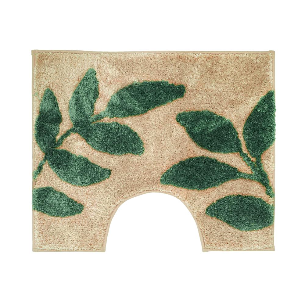 พรมห้องน้ำ HOME LIVING STYLE PLANT 50X60 ซม. สีครีม