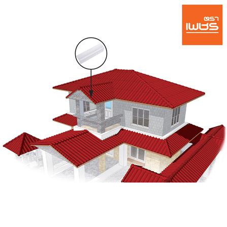 ครอบข้าง ตราเพชร ลอนคู่ สีวินเทอร์ไวท์_2