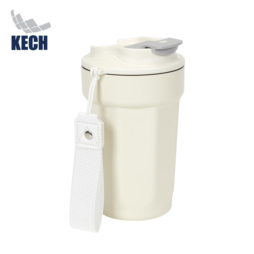 กระติกสุญญากาศ 0.42 ลิตร KECH HAND สีขาว_1