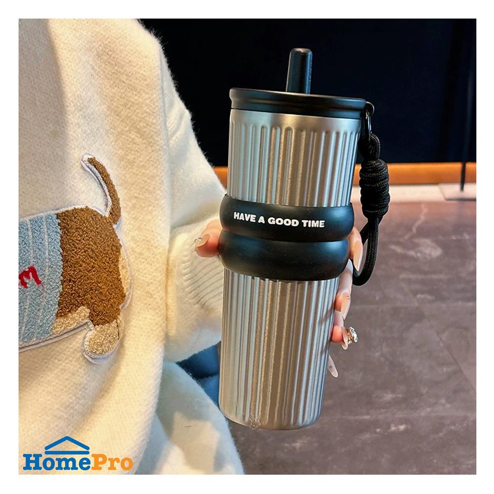 กระติกสุญญากาศ 0.71 ลิตร KECH LIVE สีเงิน