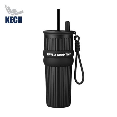 กระติกสุญญากาศ 0.71 ลิตร KECH LIVE สีดำ_0