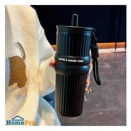 กระติกสุญญากาศ 0.71 ลิตร KECH LIVE สีดำ_4