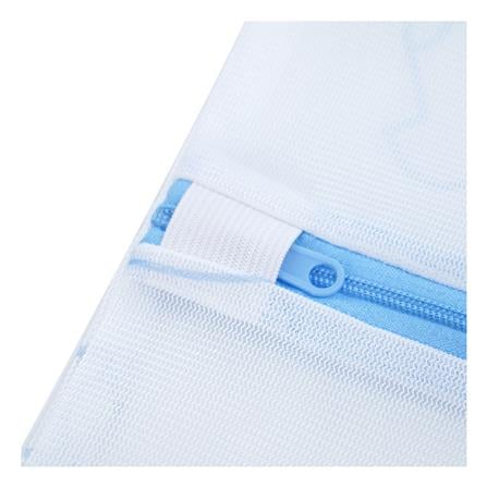 ถุงซักผ้าทรงเหลี่ยม PLIM SOFTY 40x50 ซม. สีขาว/ฟ้า_1