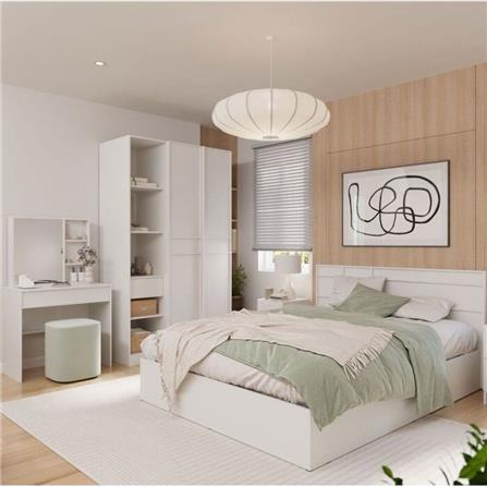 ชุดห้องนอน 5 ฟุต KONCEPT HAMAKO 59061279 สีขาว_4