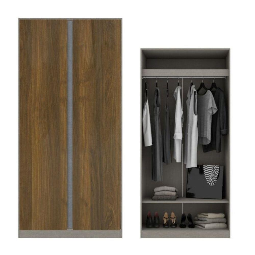 ชุดห้องนอน 5 ฟุต KONCEPT TANNER 59061161 สีไม้เข้ม