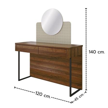 ชุดห้องนอน 5 ฟุต KONCEPT TANNER 59061161 สีไม้เข้ม_5