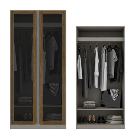 ชุดห้องนอน 5 ฟุต KONCEPT TANNER 59061159 สีไม้เข้ม_3