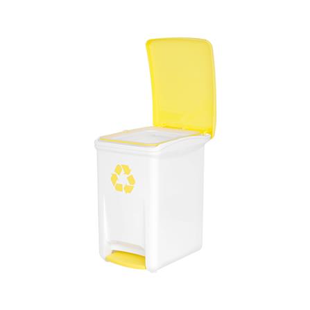 ถังขยะเหยียบแยกประเภท ACCO 18.5 ลิตร ฝาสีเหลือง_3
