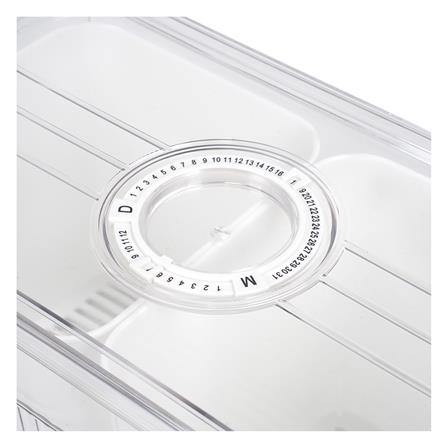 กล่องจัดเก็บในตู้เย็น 2 ช่อง มีด้ามจับ KECH SYPA SIZE L_3