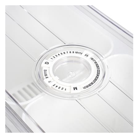 กล่องจัดเก็บในตู้เย็น 2 ช่อง มีด้ามจับ KECH SYPA SIZE M_4