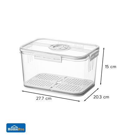 กล่องจัดเก็บในตู้เย็นมีแผ่นรองน้ำ KECH SYPA SIZE M_5