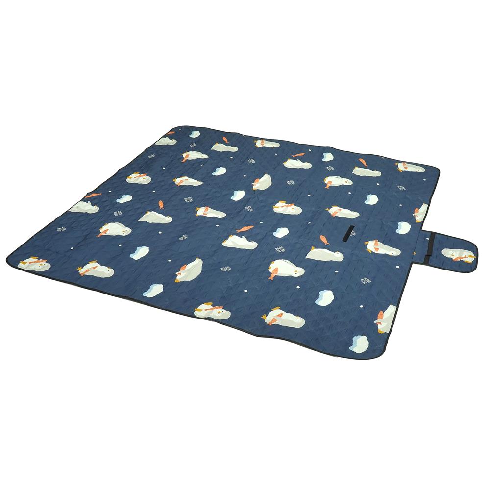 แผ่นอเนกประสงค์ HOME LIVING STYLE PENGUIN 195X195 ซม. สีน้ำเงิน