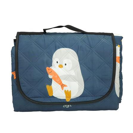 แผ่นอเนกประสงค์ HOME LIVING STYLE PENGUIN 195X195 ซม. สีน้ำเงิน_5