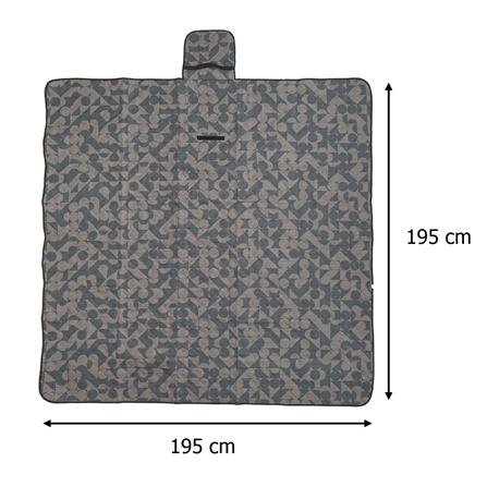 แผ่นอเนกประสงค์ HOME LIVING STYLE KEEN 195X195 ซม. สีเทา_9