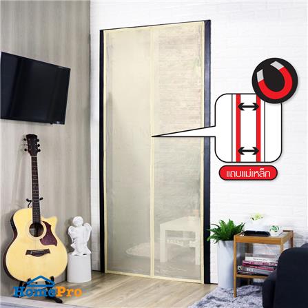 ม่านกันยุงและแมลง HOME LIVING STYLE GUARD 90x210 ซม. สีเบจ_3