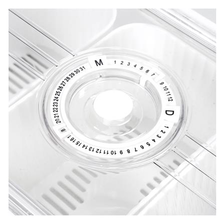 กล่องจัดเก็บในตู้เย็น 3 ช่อง ฝาบันทึกวันได้ KECH SYPA SIZE M_3