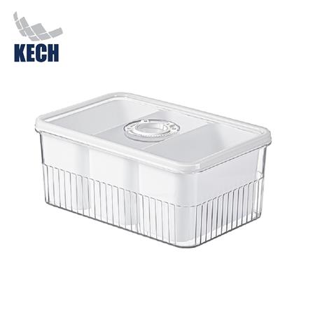 กล่องจัดเก็บในตู้เย็น 3 ช่อง ฝาซีลบันทึกวันได้ KECH SYPA_0