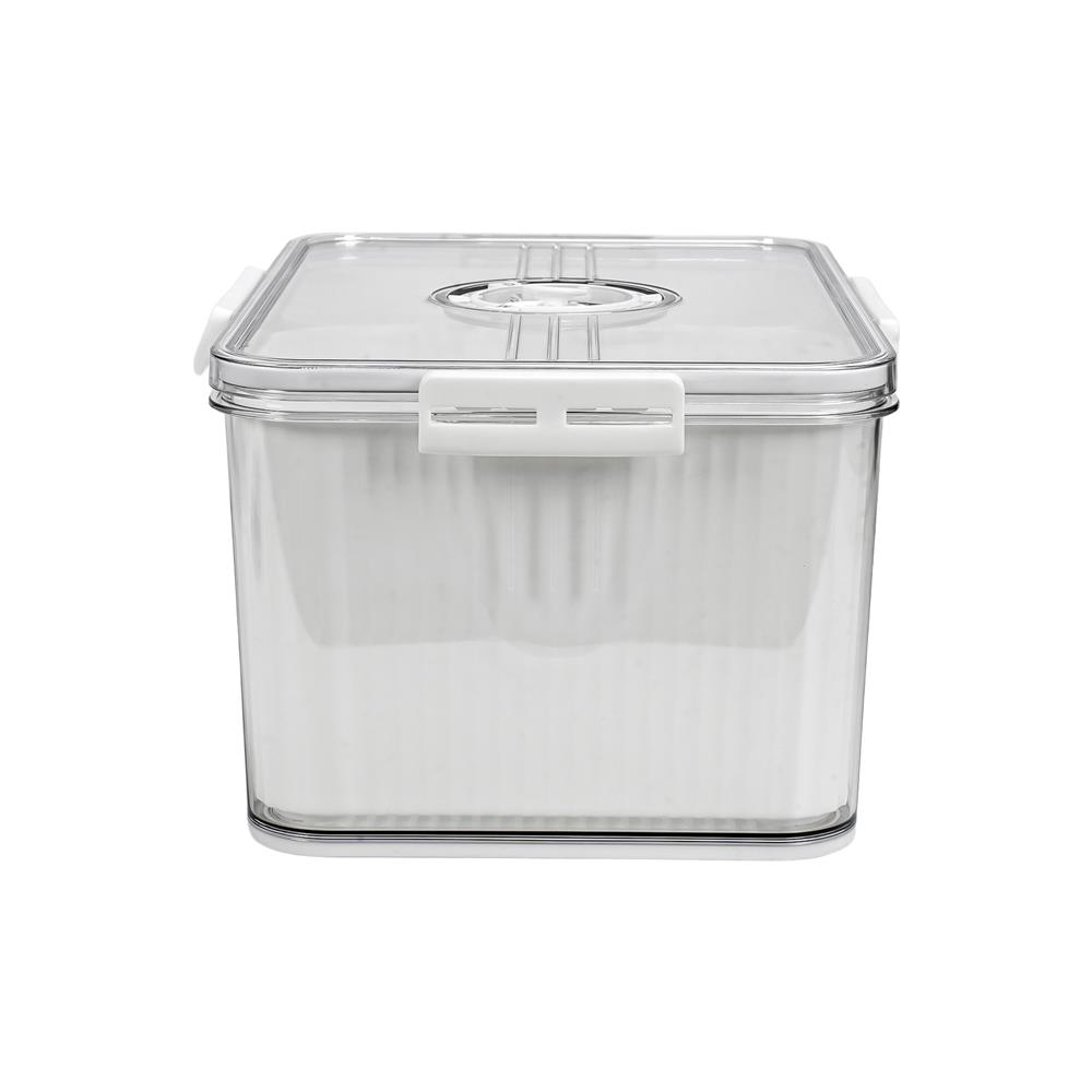 กล่องจัดเก็บในตู้เย็น 2 ช่อง พร้อมฝาบันทึกวัน KECH SYPA SIZE L