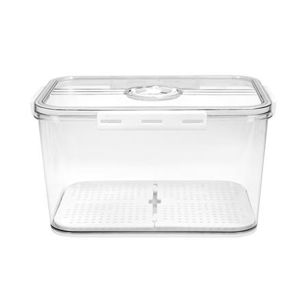 กล่องจัดเก็บในตู้เย็นมีแผ่นรองน้ำ KECH SYPA SIZE L_1