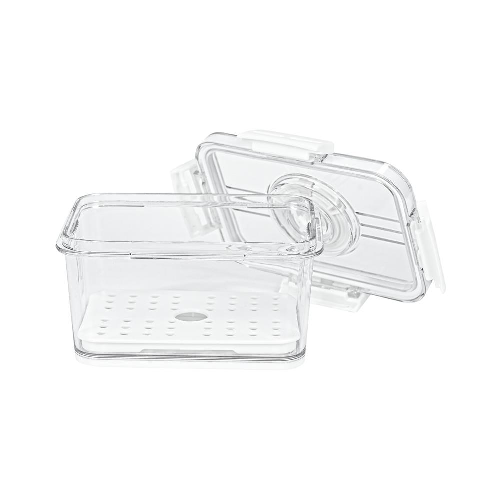 กล่องจัดเก็บในตู้เย็นมีแผ่นรองน้ำ KECH SYPA SIZE SS