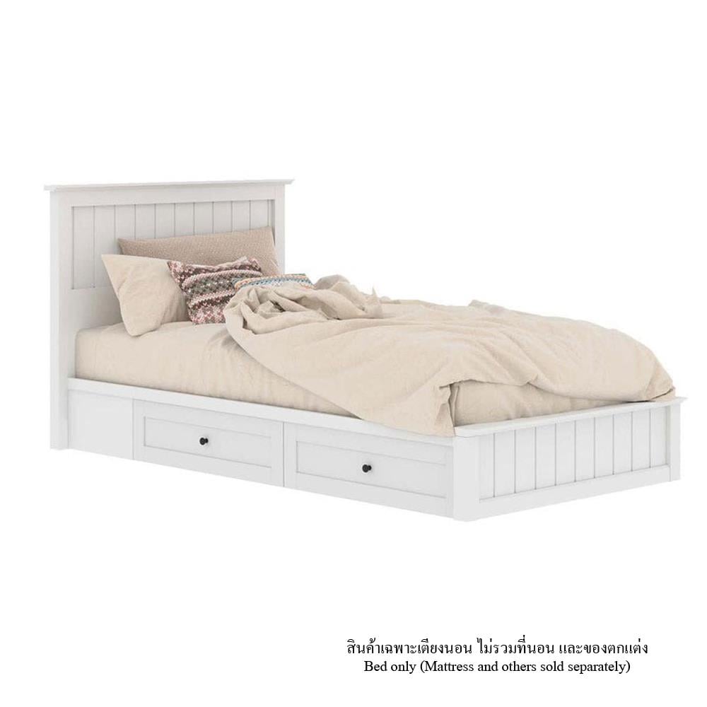 ชุดห้องนอน 3.5 ฟุต KONCEPT MONETA 59062011 สีขาว
