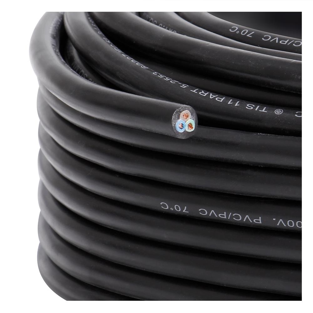 สายไฟ IEC53 RANZZ 3x1.5 ตร.มม. 30 ม. สีดำ