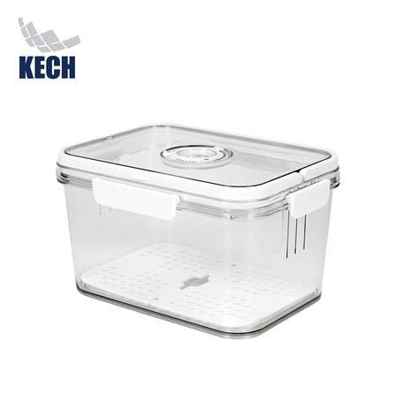 กล่องปิกนิกมีหูหิ้ว KECH SYPA SIZE S 21.8x16x12 ซม. สีใส_0