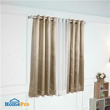 ผ้าม่าน EYELET HOME LIVING STYLE HENDRIX UV 150X160 ซม. สีทอง_4