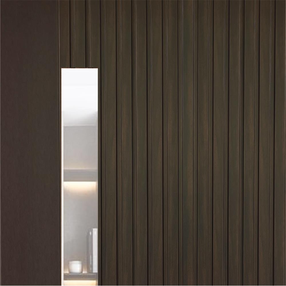 ประตูภายในโพลีสไตรีน ไม่เจาะลูกบิด LINEDEKOR ONE FIFTH 70x200 ซม. สีโอ๊ค