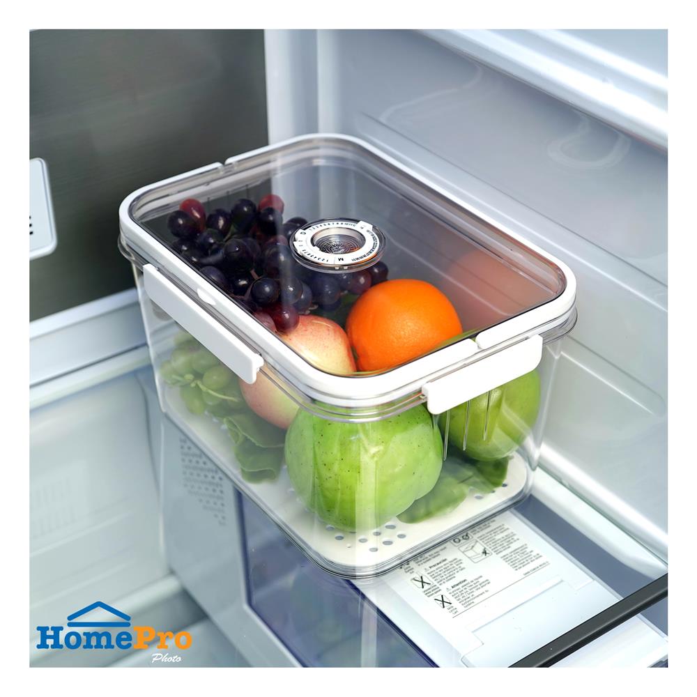 กล่องปิกนิกมีหูหิ้ว KECH SYPA SIZE L 27.8x20.3x15.3 ซม. สีใส