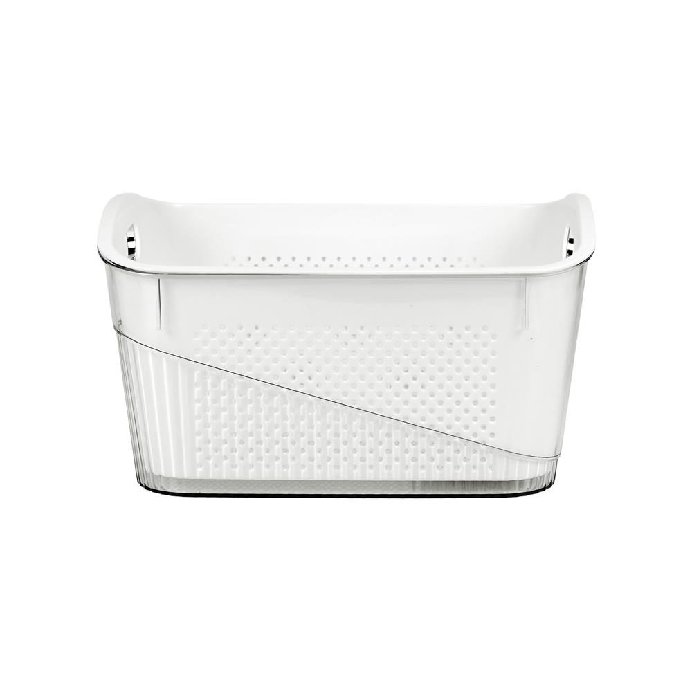 ตะกร้า 2 ชั้นมีร่องจับ KECH SYPA SIZE L 32x24.7x17.5 ซม.