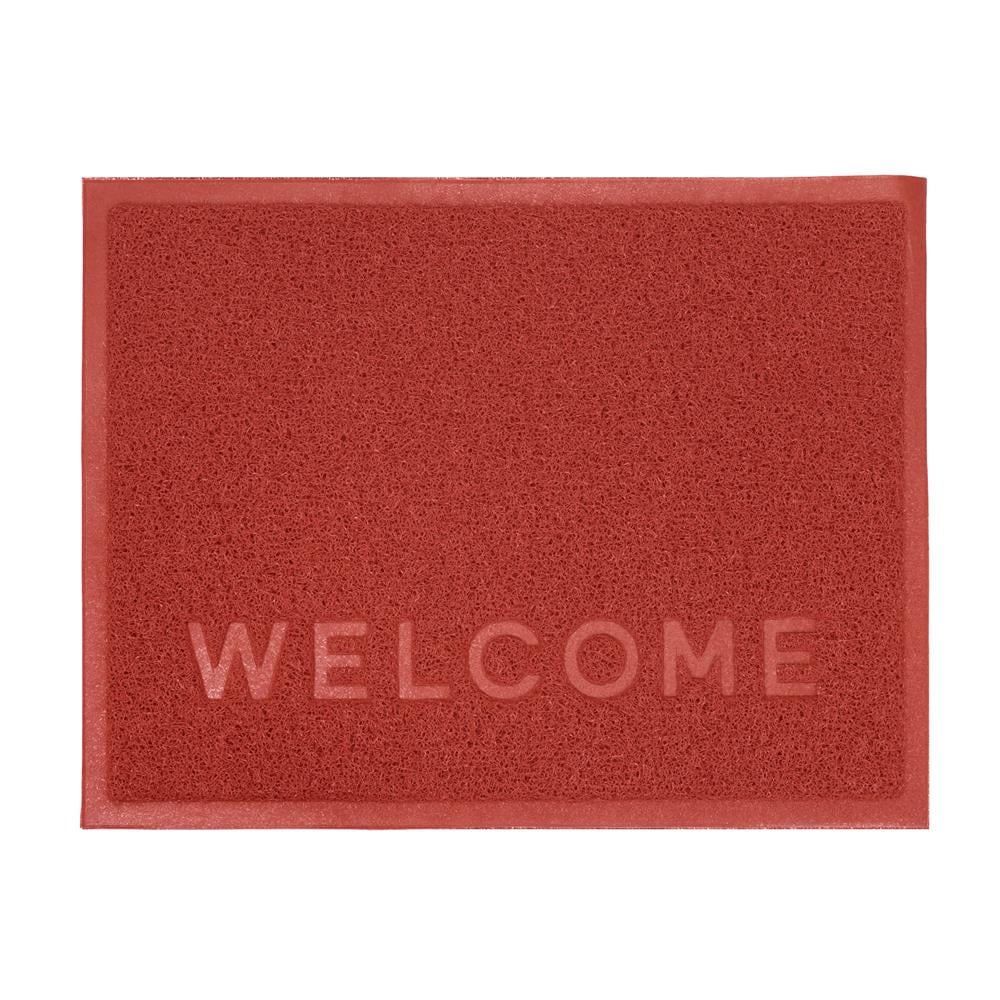 พรมเช็ดเท้าดักฝุ่น HOME LIVING STYLE W.NEO 60X80 ซม. สีแดง_0