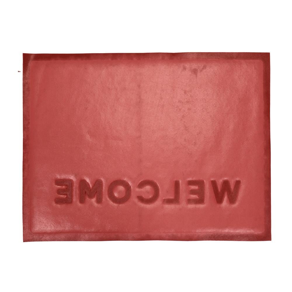พรมเช็ดเท้าดักฝุ่น HOME LIVING STYLE W.NEO 60X80 ซม. สีแดง
