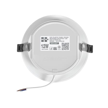 ดาวน์ไลท์ LED HI-TEK HFLPPR0 12 วัตต์ DAYLIGHT สีขาว 5 นิ้ว กลม_1