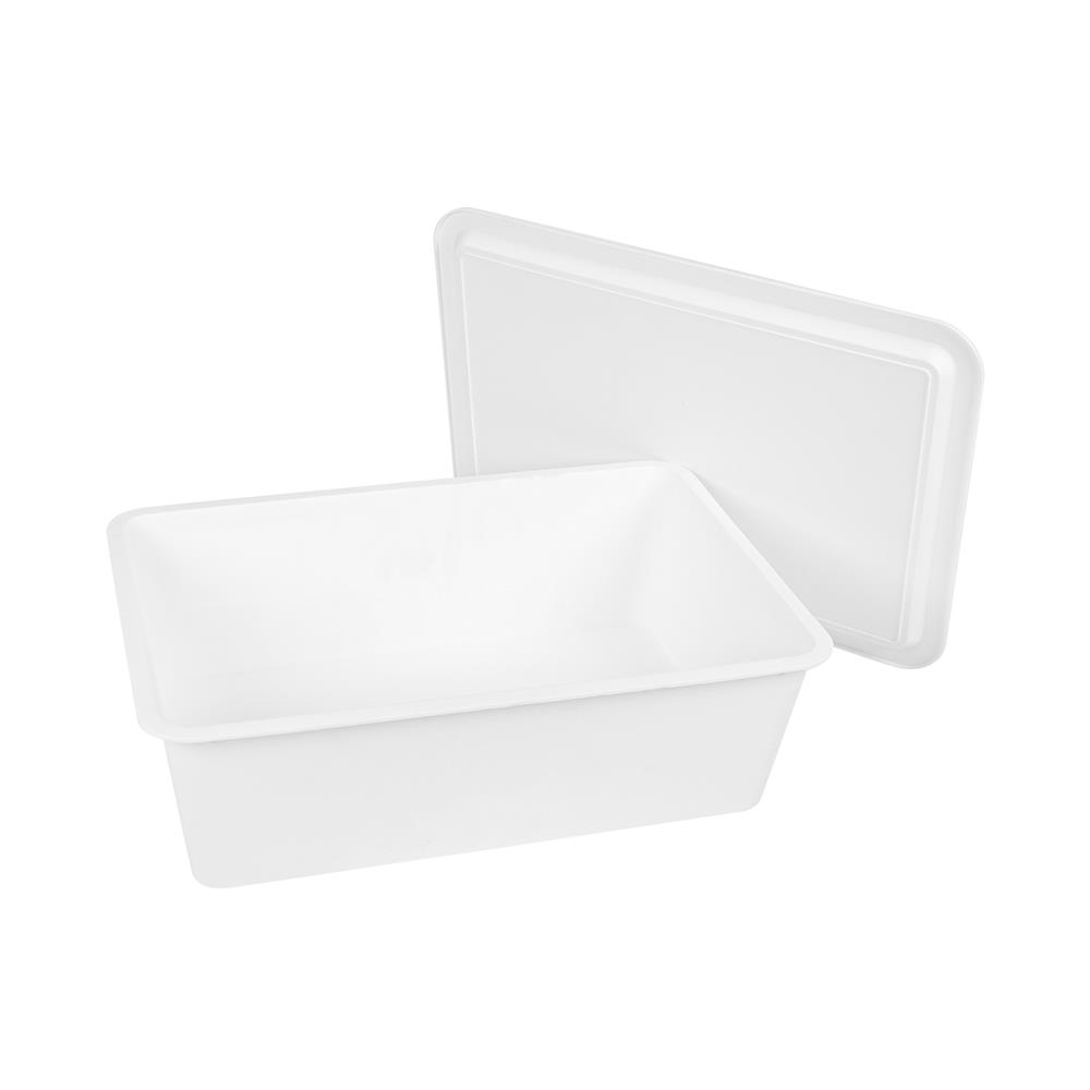 กล่องฝาปิด STACKO LITTLE SIZE XL 37.5x25.5x11.5 ซม. สีขาว