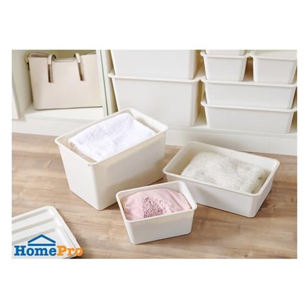 กล่องฝาปิด STACKO LITTLE SIZE XL 37.5x25.5x11.5 ซม. สีขาว_3