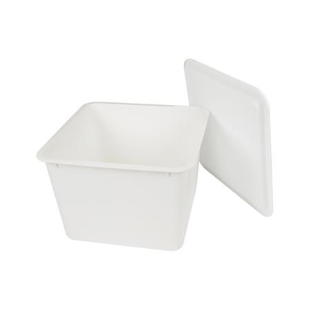 กล่องฝาปิด STACKO LITTLE SIZE L 27x27x18 ซม. สีขาว_2