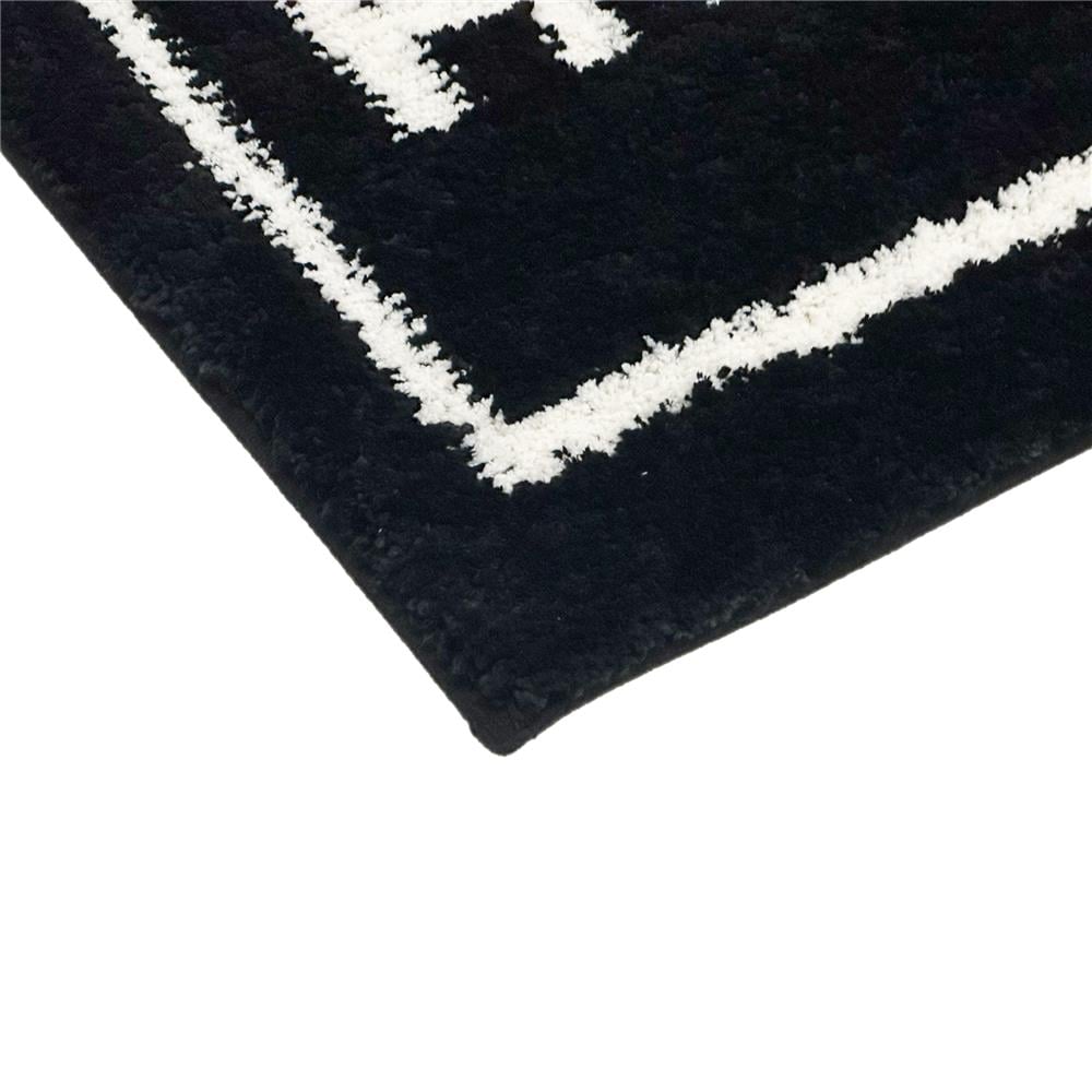 พรม HOME LIVING STYLE HELLO 45X70 ซม. สีดำ