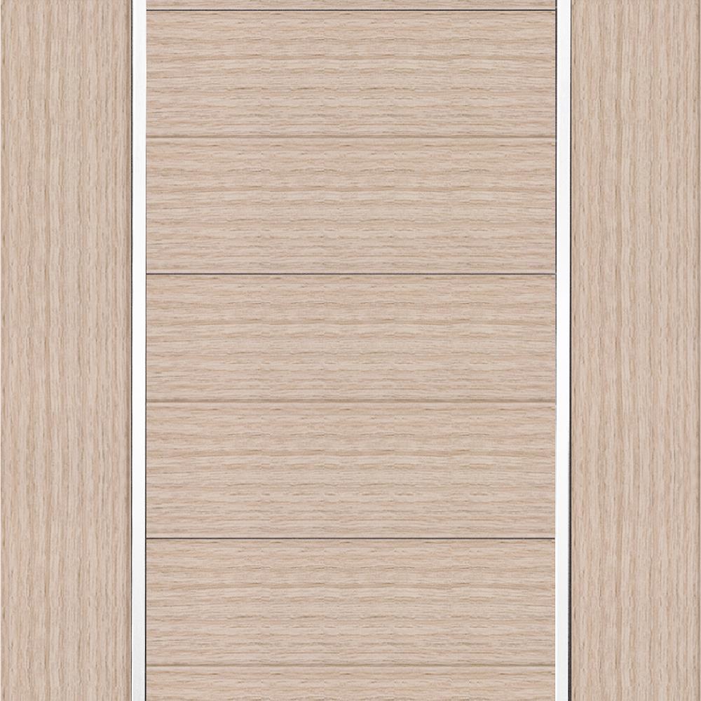 ประตูภายในโพลีสไตรีน ไม่เจาะลูกบิด LINEDEKOR DTD02S 90x200 ซม. สีบีชด้าน