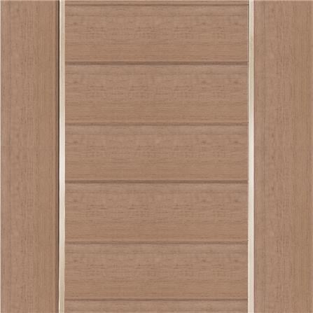 ประตูภายในโพลีสไตรีน ไม่เจาะลูกบิด LINEDEKOR DTD02G 90x200 ซม. สีสักด้าน_1