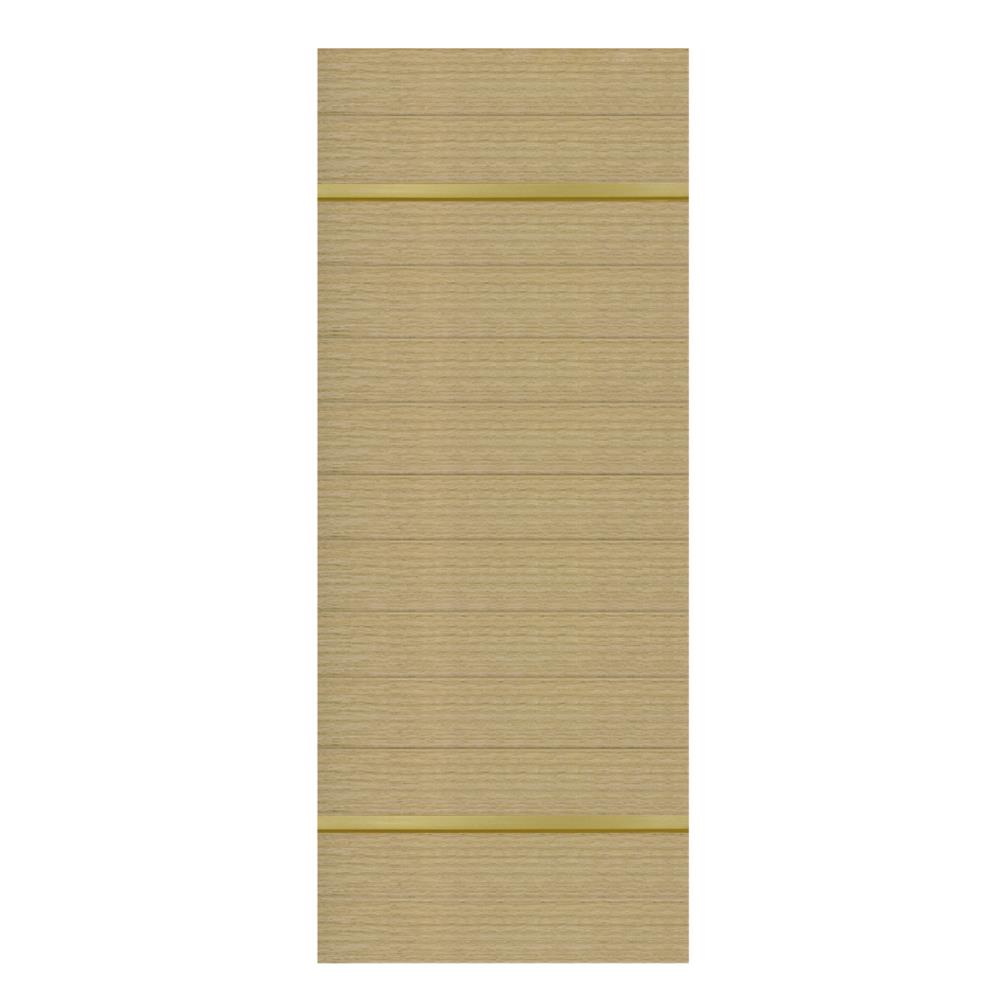 ประตูภายในโพลีสไตรีน ไม่เจาะลูกบิด LINEDEKOR DTD01G 90x200 ซม. สีบีชด้าน
