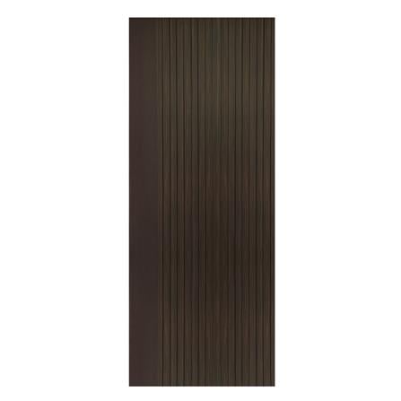 ประตูภายในโพลีสไตรีน ไม่เจาะลูกบิด LINEDEKOR VETICAL 80x200 ซม. สีโอ๊ค_0