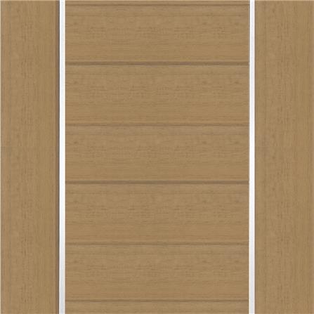ประตูภายในโพลีสไตรีน ไม่เจาะลูกบิด LINEDEKOR DTD02S 70x200 ซม. สีสักด้าน_1