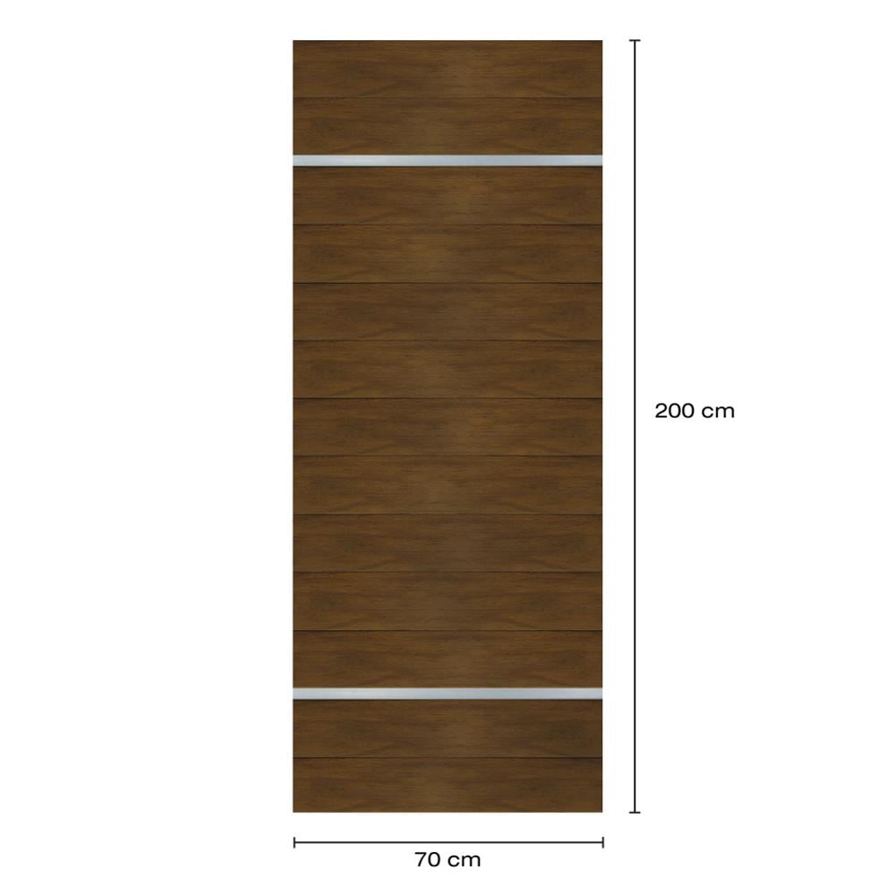 ประตูภายในโพลีสไตรีน ไม่เจาะลูกบิด LINEDEKOR DTD01S 70x200 ซม. สีโอ๊คด้าน
