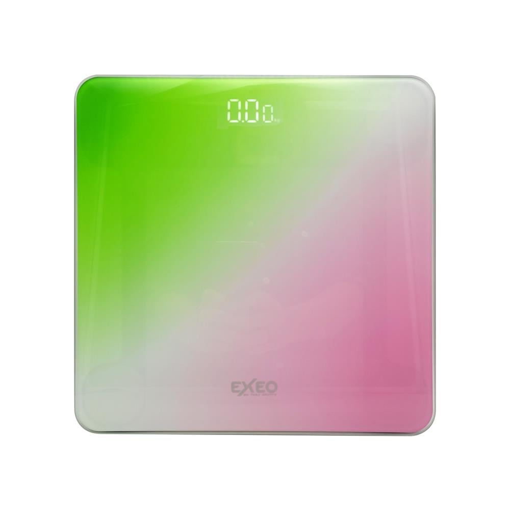 เครื่องชั่งน้ำหนักดิจิทัล EXEO EB3429 สีชมพู/เขียว