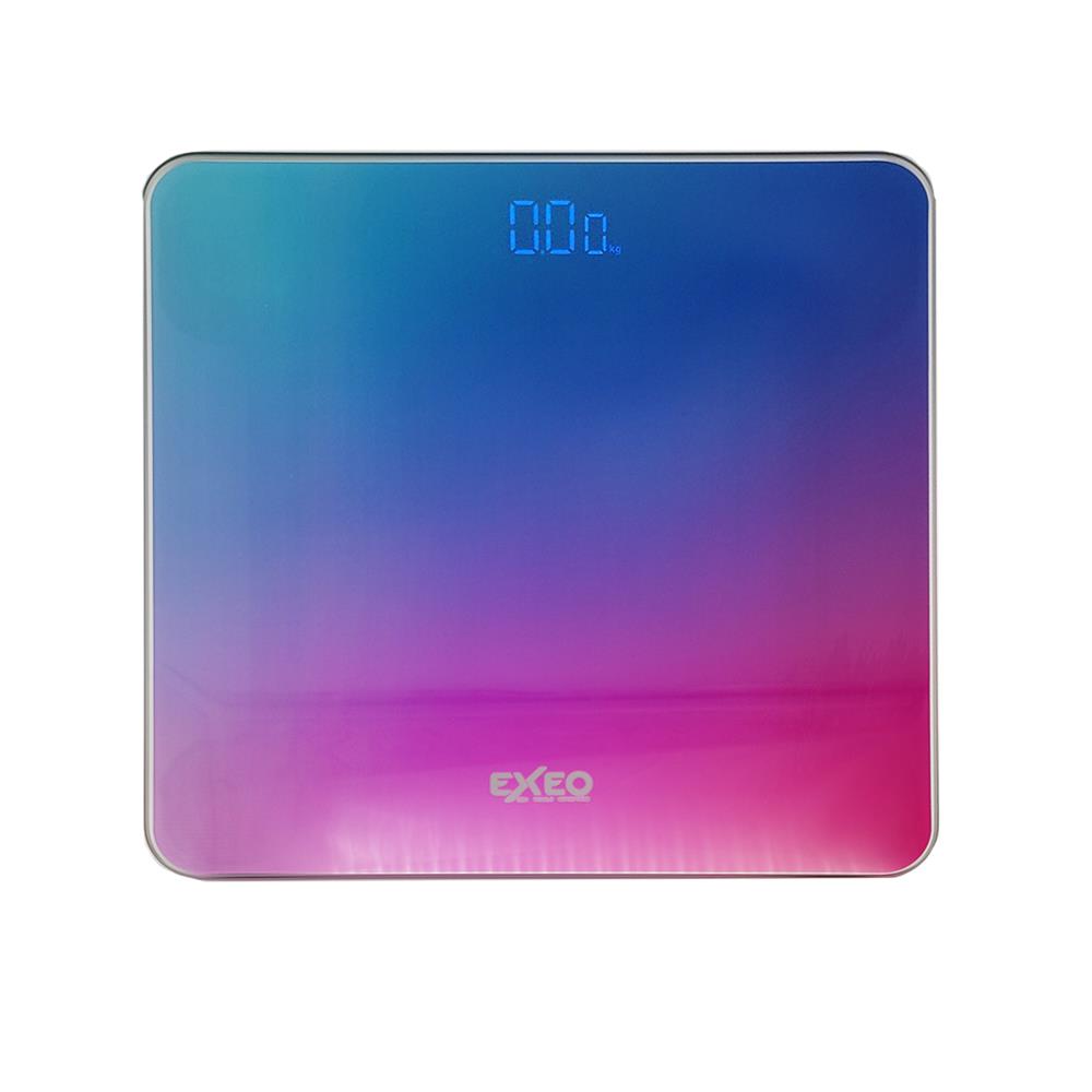 เครื่องชั่งน้ำหนักดิจิทัล EXEO EB3429 สีม่วง/น้ำเงิน